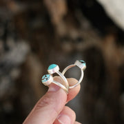 Sweet & Simple Stacker Ring. Old Stock Turquoise - Fits size 8
