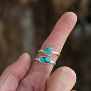 Sweet & Simple Stacker Ring. Old Stock Turquoise - Fits size 10