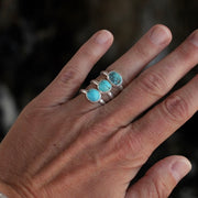 Sweet & Simple Stacker Ring. Old Stock Turquoise - Fits size 7.5