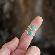 Sweet & Simple Stacker Ring. Old Stock Turquoise - Fits size 5.5