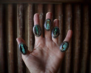 The Metolius Ring. Turquoise + Sterling. Fits Size 5.5