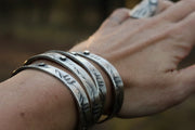 Mountain Lover Collection: Hand-Built Cuff (Made To Order)